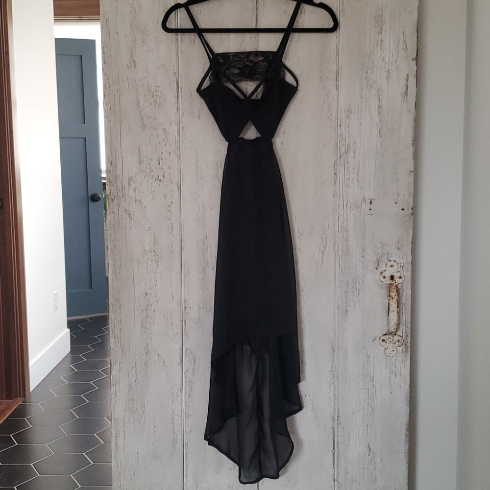 Cutout Little Black Dress